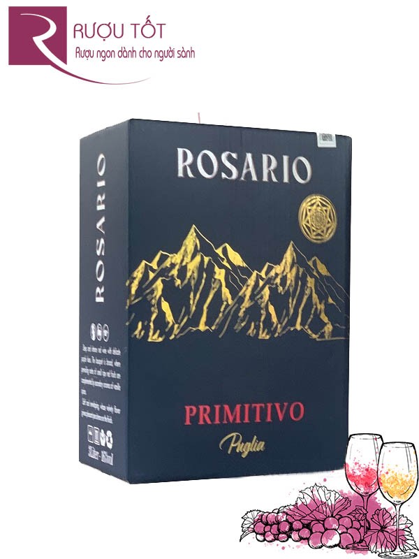 Vang Bịch Rosario Primitivo Puglia 3l