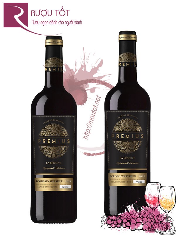 Rượu Vang Premius La Reserve Bordeaux Superieur