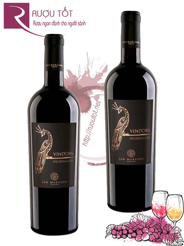 Rượu Vang Con Công Vindoro Negroamaro