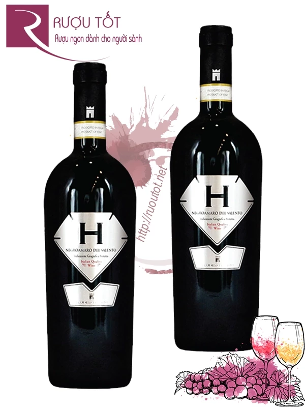 Rượu Vang H Negroamaro Del Salento 14,5%