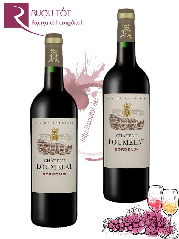 Vang Pháp Chateau Loumelat Bordeaux