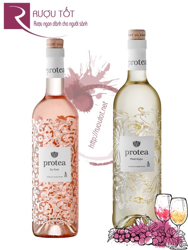 Rượu Vang Protea Cabernet Sauvignon-Chenin Blanc-Dry Rose