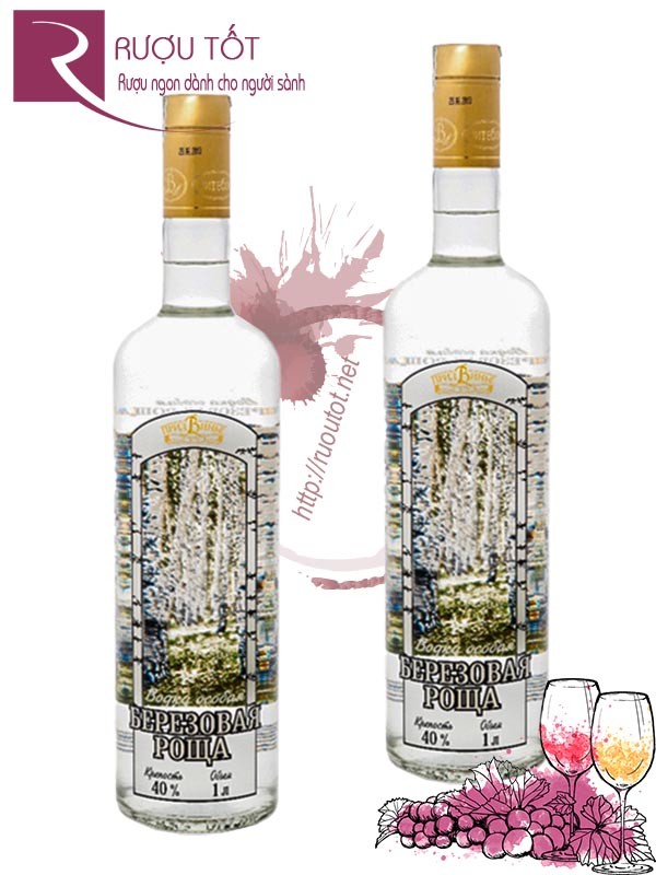 Rượu Vodka Bạch Dương 500ml-1L