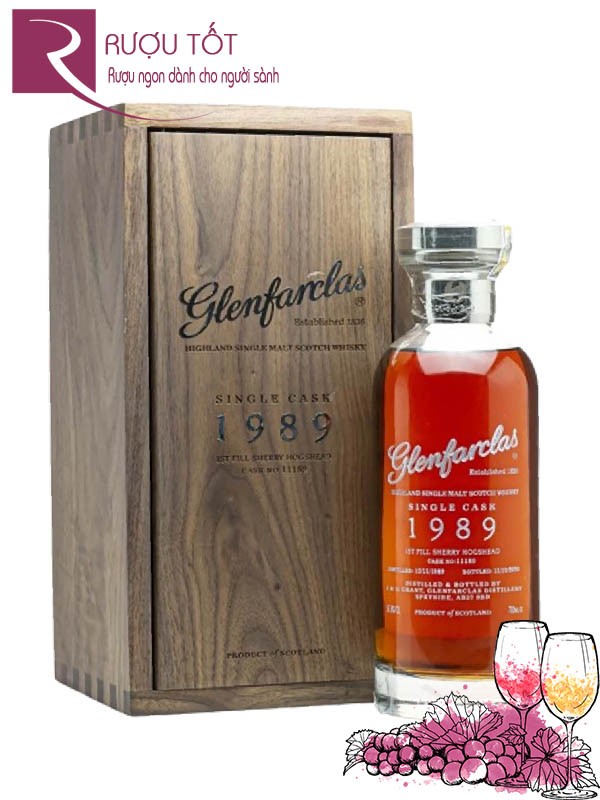 Rượu Whisky Glenfarclas 1989 Single Cask