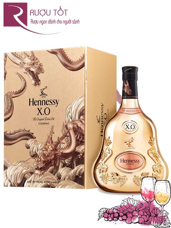 Hộp quà tết Hennessy XO năm 2025