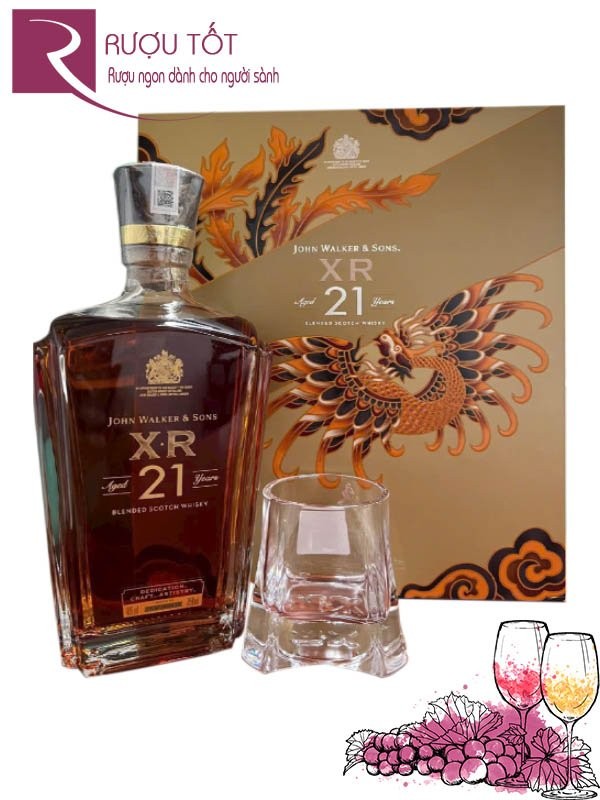 Rượu John Walker & Sons XR 21 Hộp Quà 2025