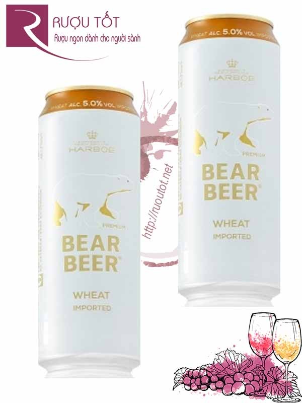 Bia Đức Bear Beer Wheat Gấu Trắng