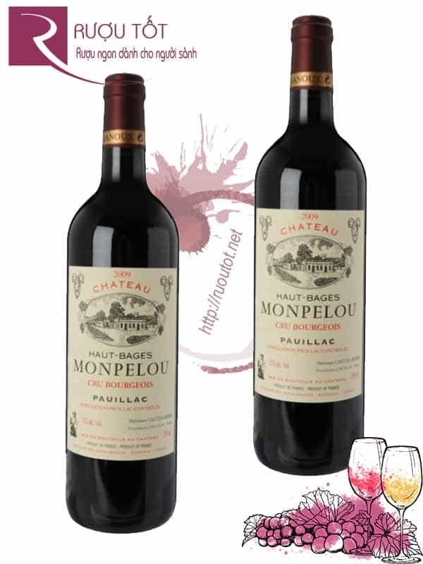 Vang Pháp Monpelou Pauillac Chateau Haut Bages