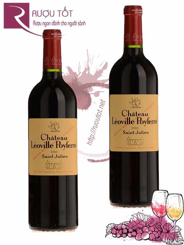 Rượu Vang Chateau Leoville Poyferre Saint Julien Hảo hạng