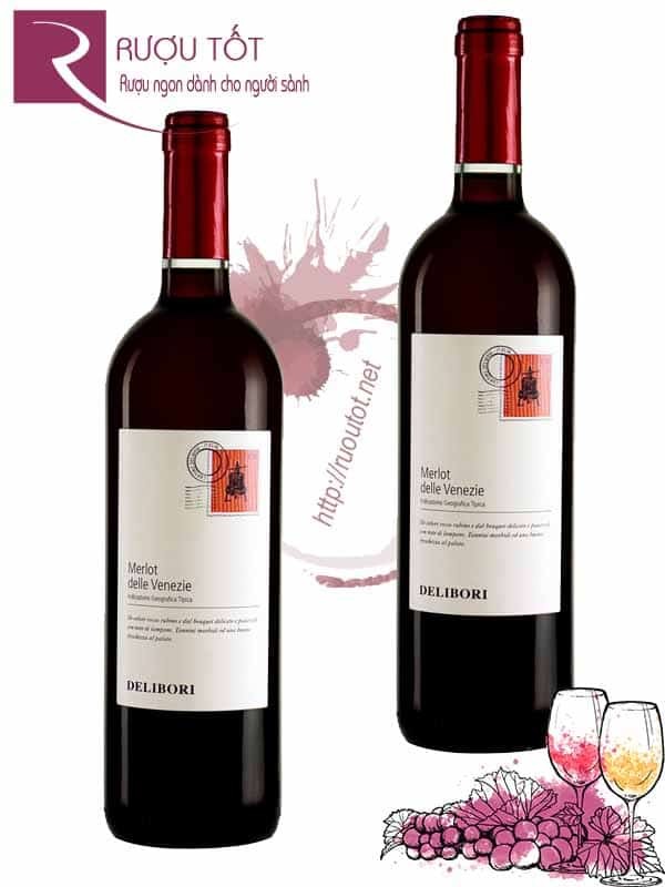 Rượu Vang Ý Delibori Merlot delle Venezie