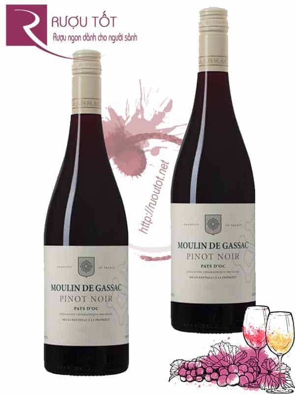 Vang Pháp Moulin de Gassac Pinot Noir Thượng hạng