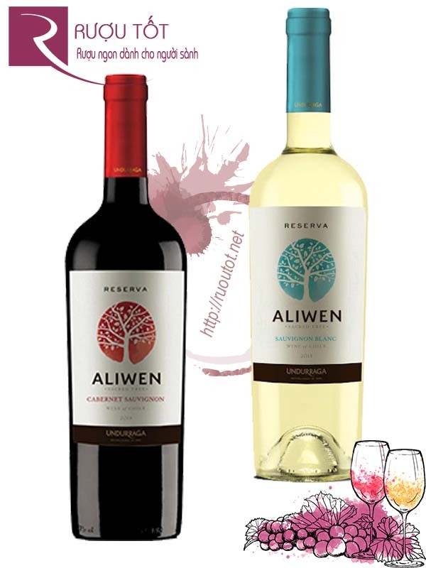 Vang Chile Aliwen Reserva Undurraga Red - White