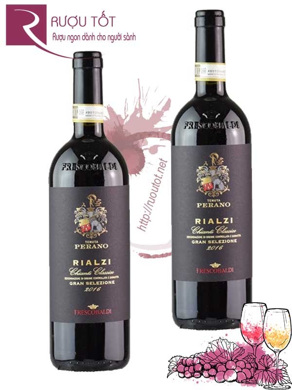 Rượu Vang Rialzi Perano Frescobaldi Gran Selezione Chianti Classico Cao cấp