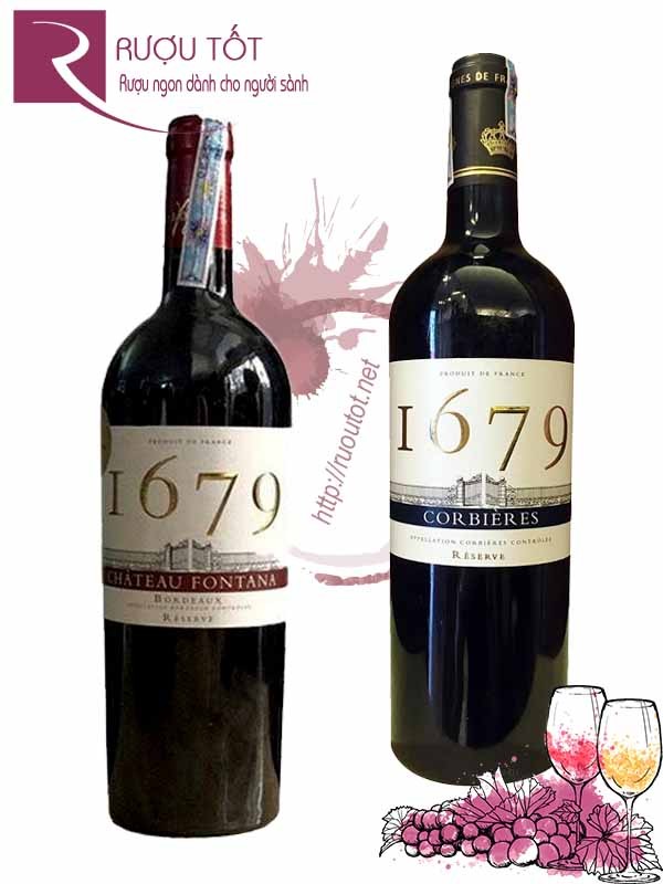 Rượu vang 1679 Bordeaux Chateau Fontana Corbieres