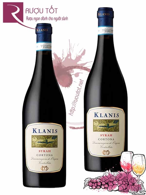 Vang Ý Klanis Syrah Cortona Thượng hạng