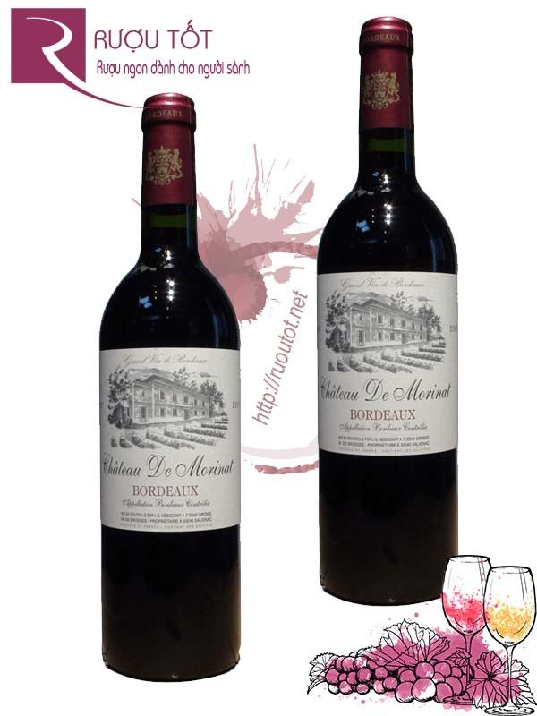 Vang Pháp Chateau De Morinat Bordeaux Hảo hạng