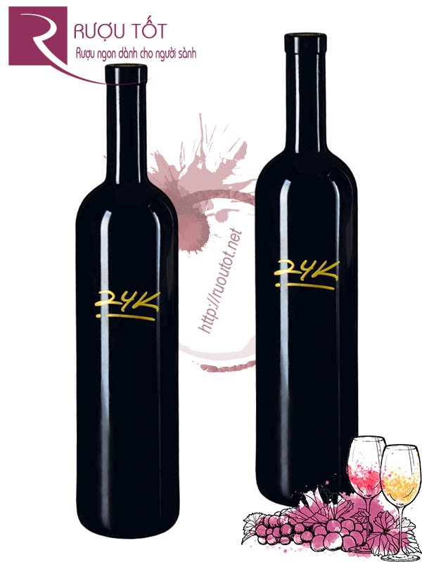 Vang Ý 24K Gold Plozza Nebbiolo