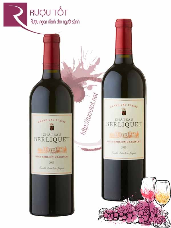 Vang Pháp Chateau Berliquet Saint Emilion Grand Cru Classe cao cấp