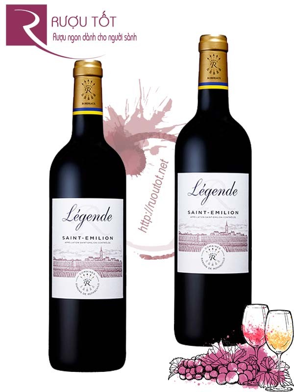 Vang Pháp Legende Saint Emilion Domaines Barons de Rothschild cao cấp