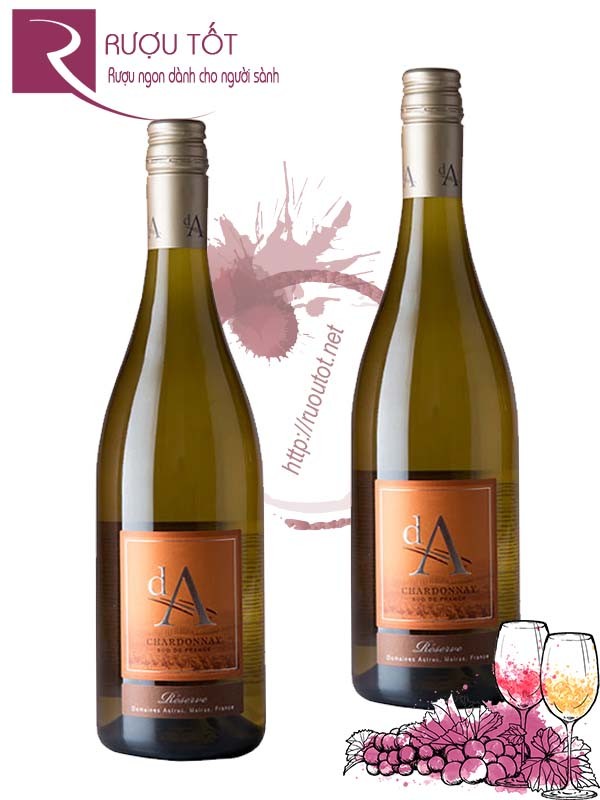 Vang Pháp dA Domaines Astruc Chardonnay Reserve cao cấp