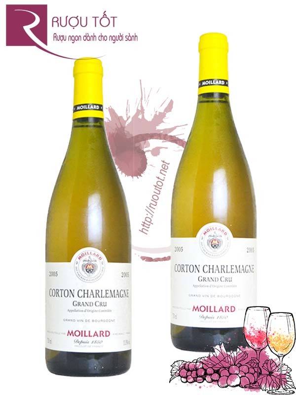 Vang Pháp Corton Charlemagne Moillard Grand Cru