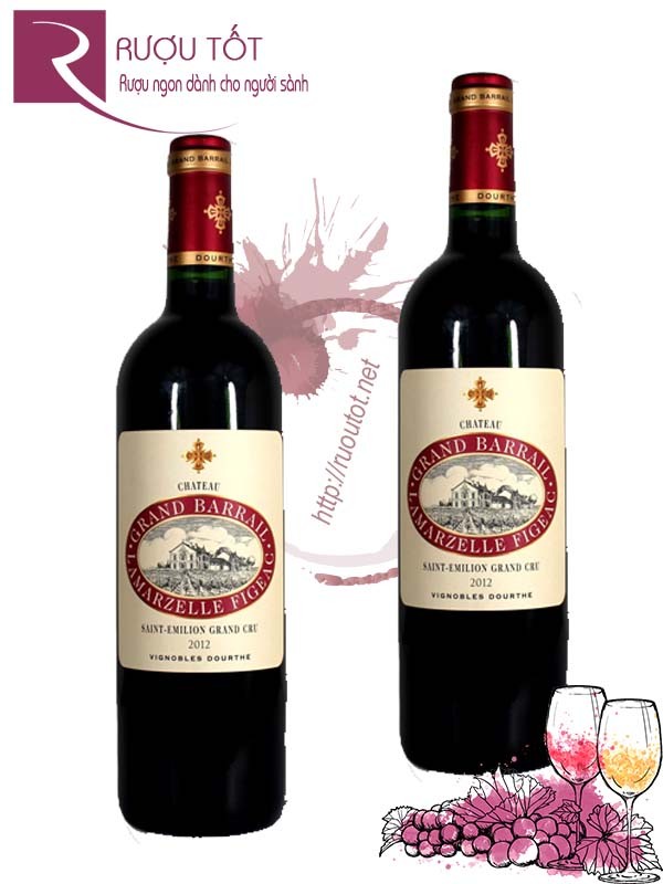 Vang Pháp Chateau Grand Barrail Lamarzelle Saint Emilion Gran Cru