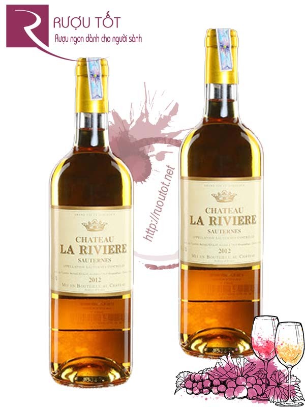 Vang Pháp Chateau la Riviere Sauternes AOC Cao cấp