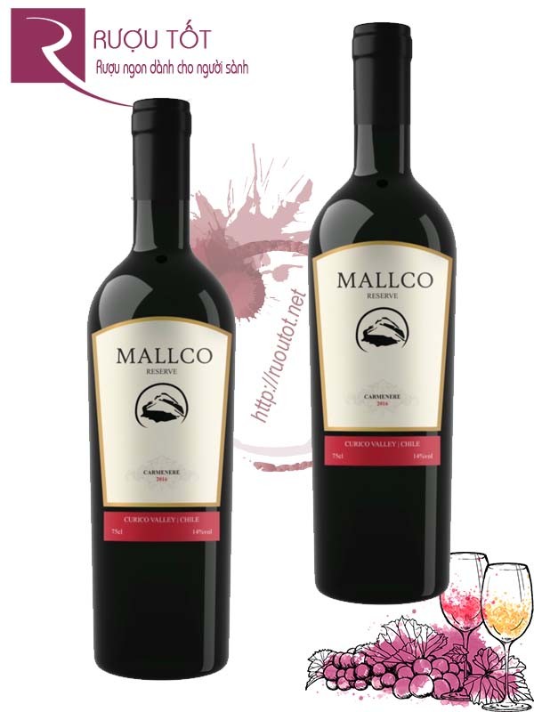 Vang Chile Mallco Reserva Carmenere Thượng hạng