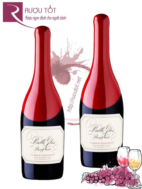 Rượu vang Belle Glos Clark Telephone Pinot Noir Cao cấp