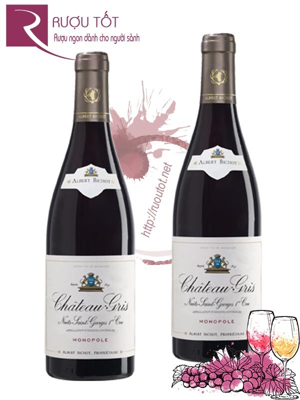 Vang Pháp Nuits-Saint-Georges 1er Cru Chateau-Gris-Monopole Cao cấp