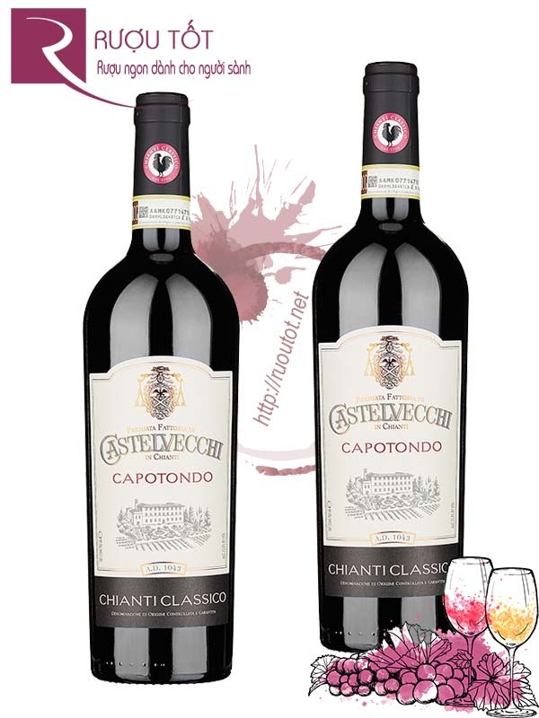 Vang Ý Castelvecchi Capotondo Chianti Classico Thượng hạng