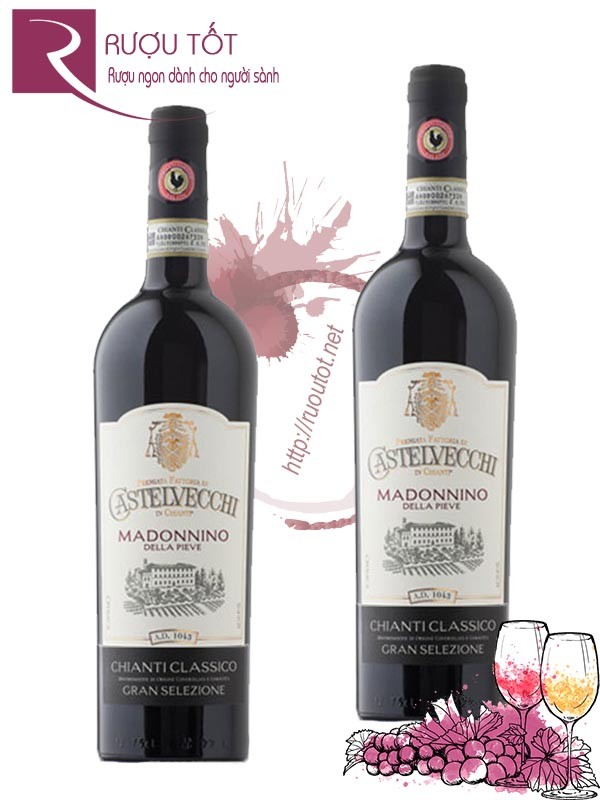 Vang Ý Castelvecchi Madonnino Chianti Classico Gran Selezione Cao cấp