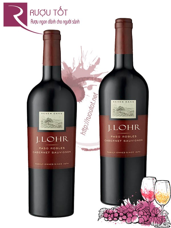 Rượu vang J Lohr Estates Seven Oaks Cabernet Sauvignon Cao cấp