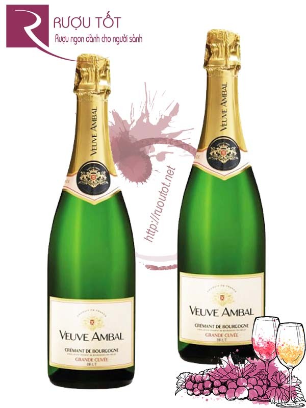 Vang nổ Pháp Veuve Ambal Cremant De Bourgogne Grande Cuvee Brut