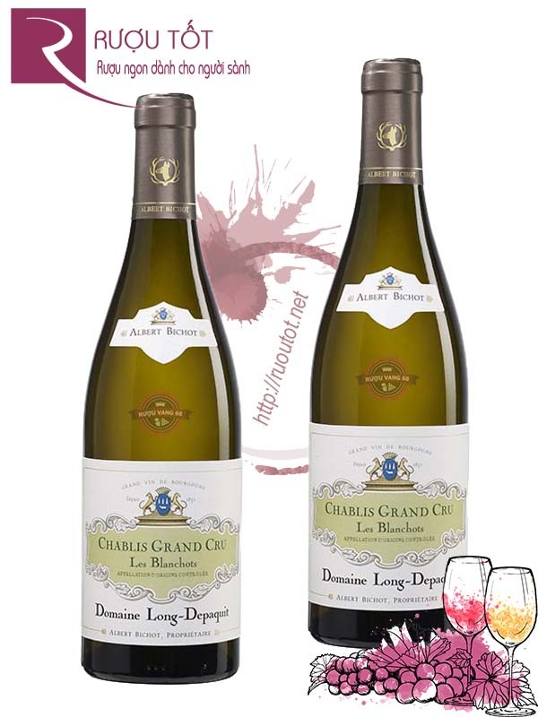 Vang Pháp Chablis Grand Cru Les Blanchots Domaine Long-Depaquit Albert Bichot