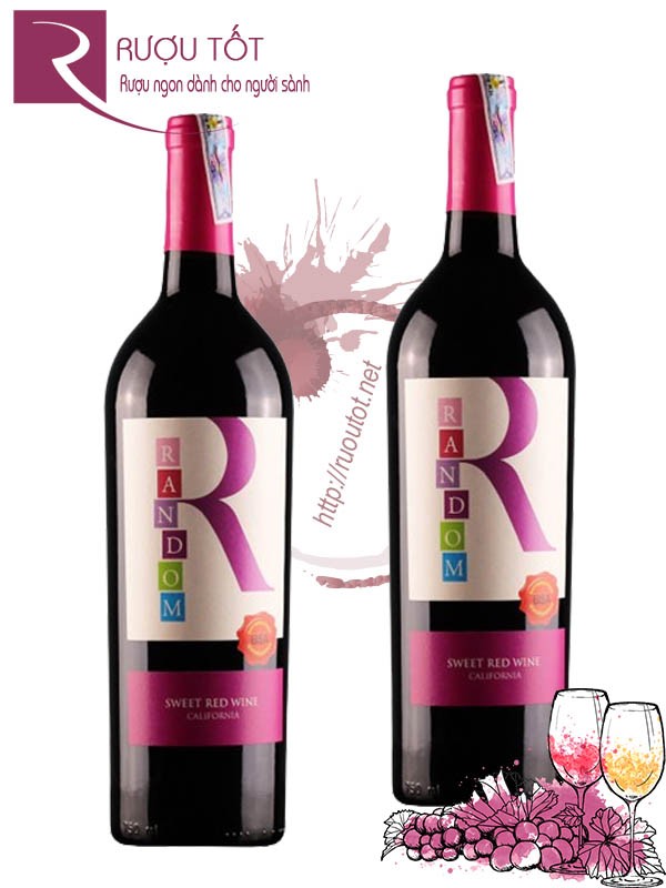 Rượu Vang Random Cellars Sweet Red Wine Thượng hạng