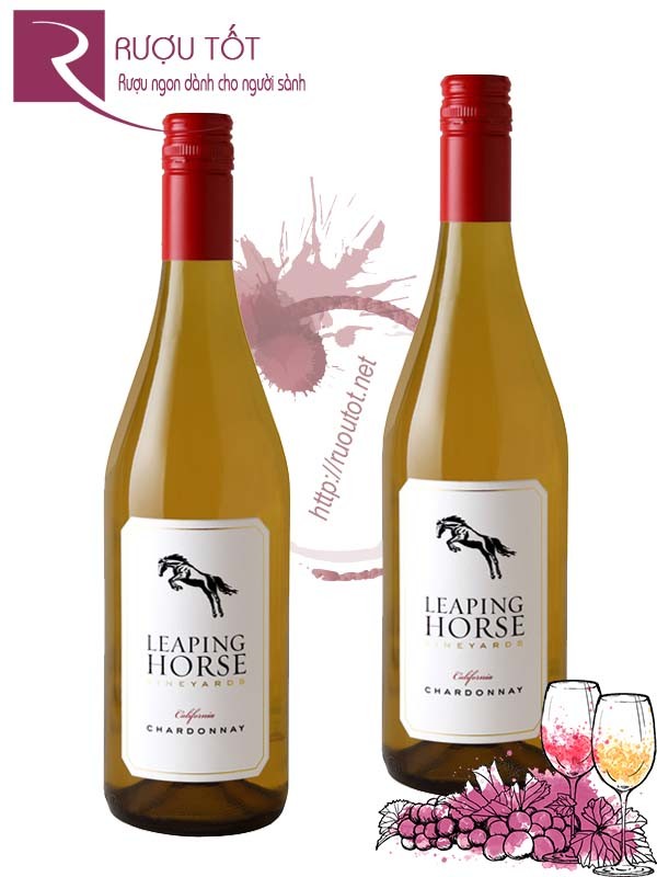 Rượu Vang Leaping Horse Chardonnay Thượng hạng