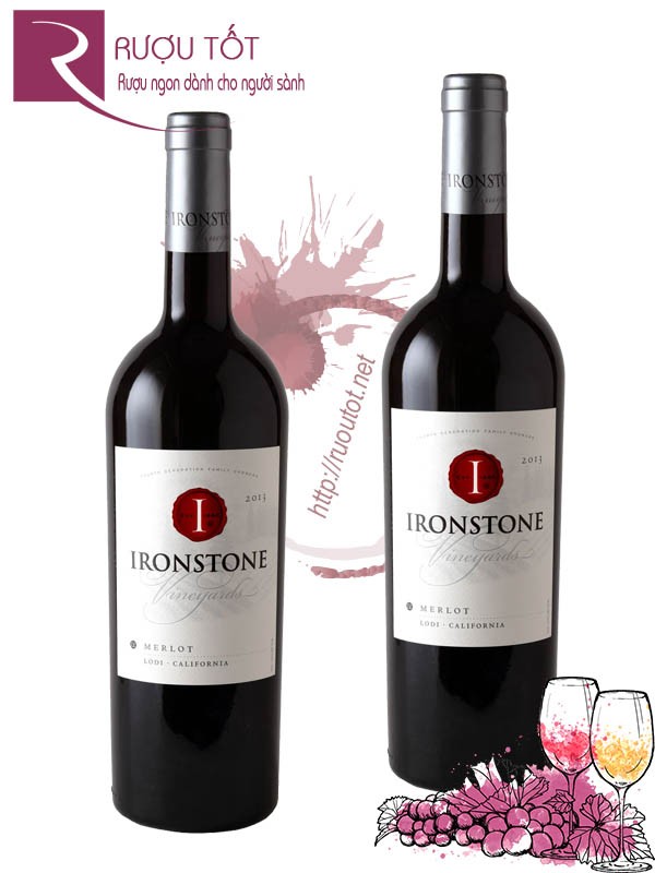 Rượu Vang Ironstone Merlot Thượng hạng