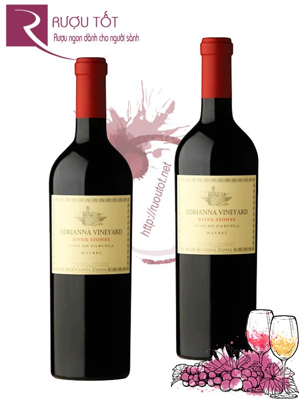 Rượu vang Adrianna Vineyard River Stones Catena Zapata Malbec