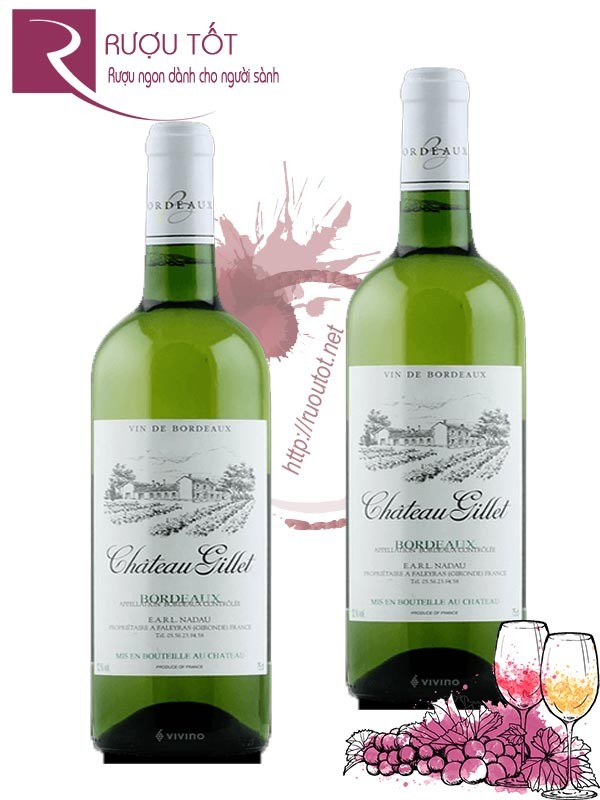 Vang Pháp Château Gillet White Bordeaux Thượng hạng