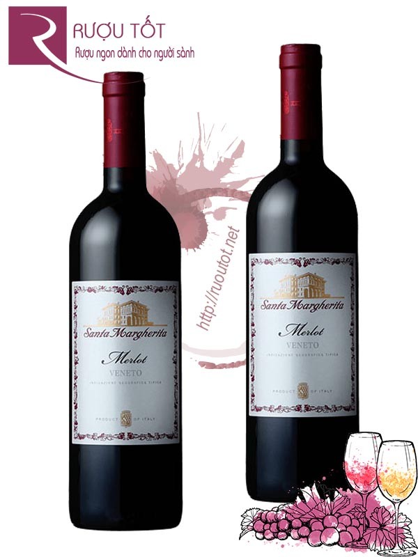 Vang Ý Santa Margherita Merlot Veneto IGT