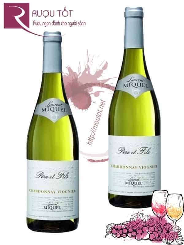 Vang Pháp Pere Et Fils Chardonnay Viognier Laurent Miquel