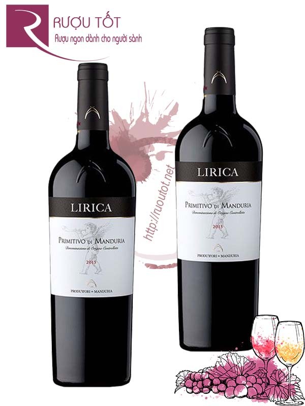 Vang Ý Lirica Primitivo Di Manduria Cao cấp