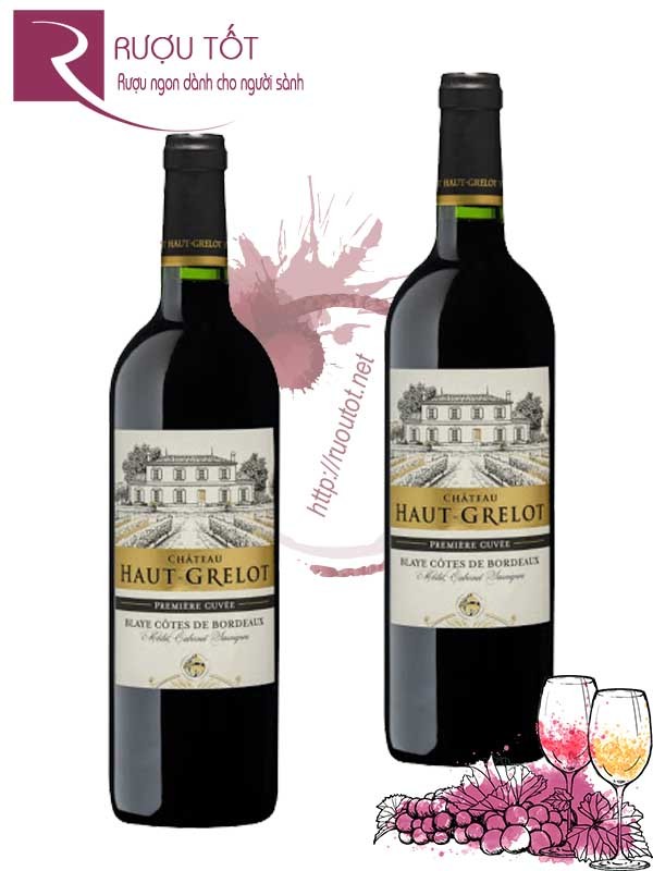 Vang Pháp Chateau Haut-Grelot đỏ Cao cấp