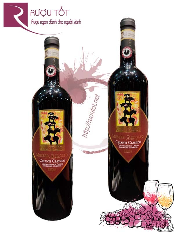 Vang Ý Messer Ridolfo Chianti Classico Cao cấp