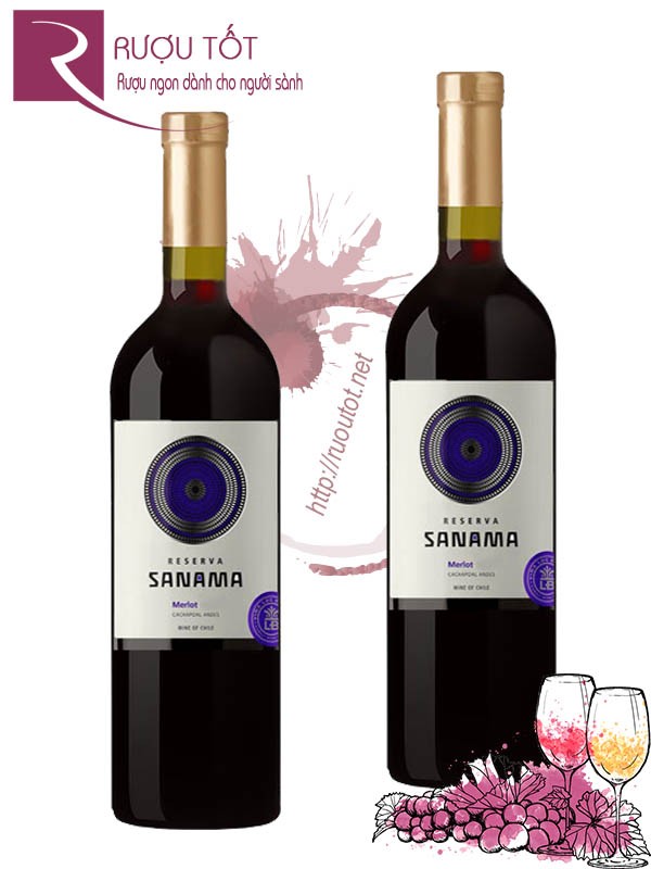 Rượu Vang Reserva Sanama Merlot Chính Hãng