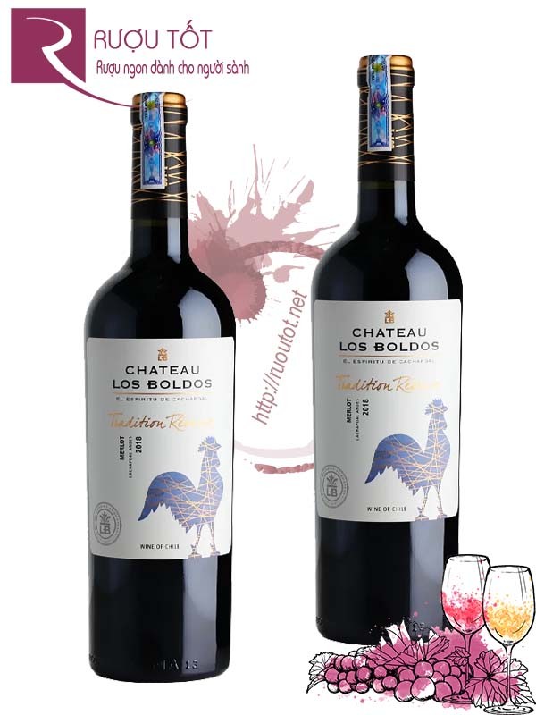 Rượu Vang Chateau Los Boldos Tradition Reserve Merlot