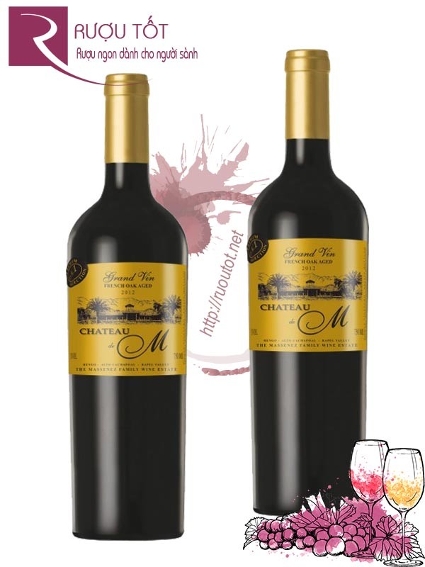 Rượu Vang Chateau M Grand Vin Gold Label