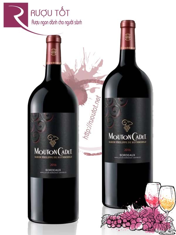 Vang Pháp Baron Philippe Mouton Cadet Bordeaux Cao cấp