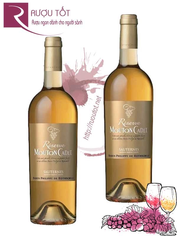 Vang Pháp Mouton Cadet Reserve Sauternes Cao cấp